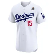 Men's #15 Davey Lopes Los Angeles Dodgers White Elite Home 2024