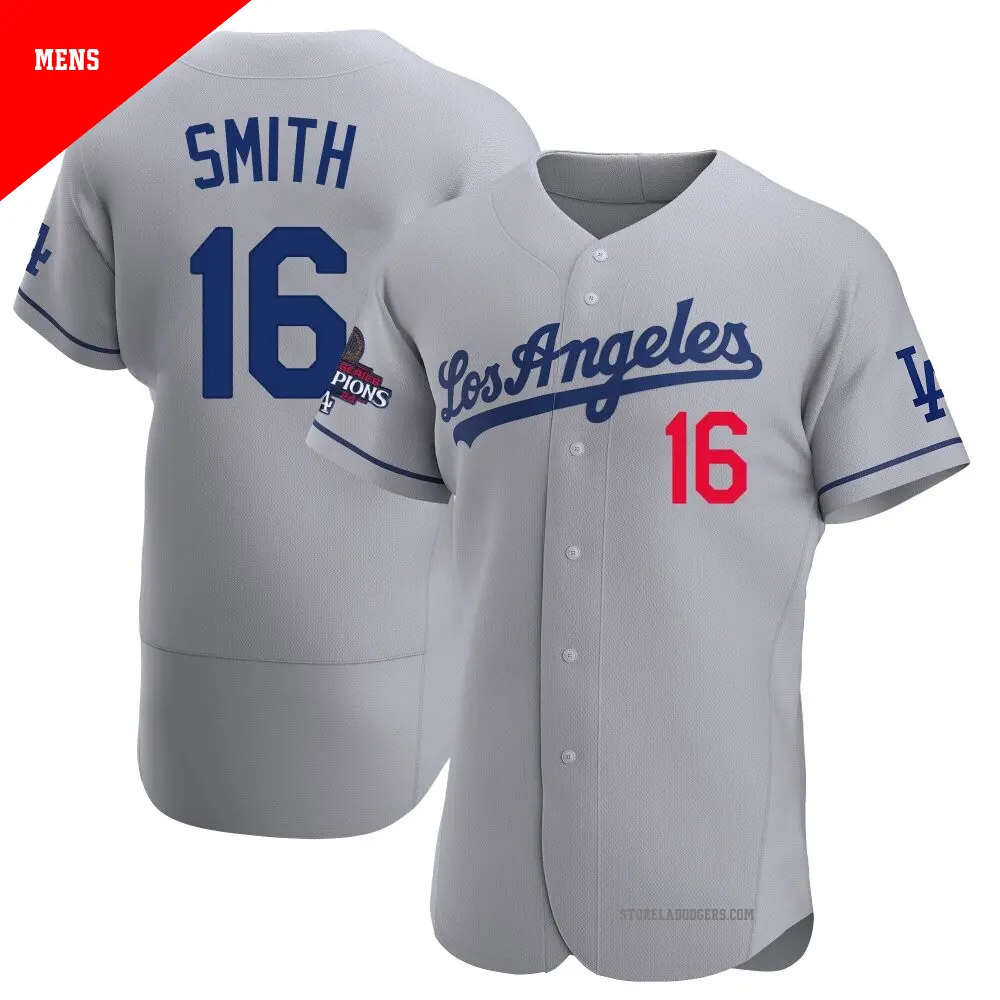 Men's #16 Will Smith Los Angeles Dodgers Cream Limited 2024