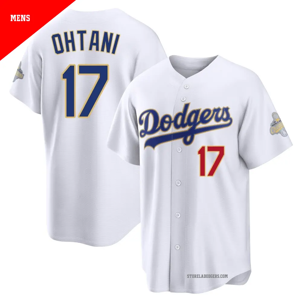 Men's #17 Shohei Ohtani Los Angeles Dodgers Gray Limited Away