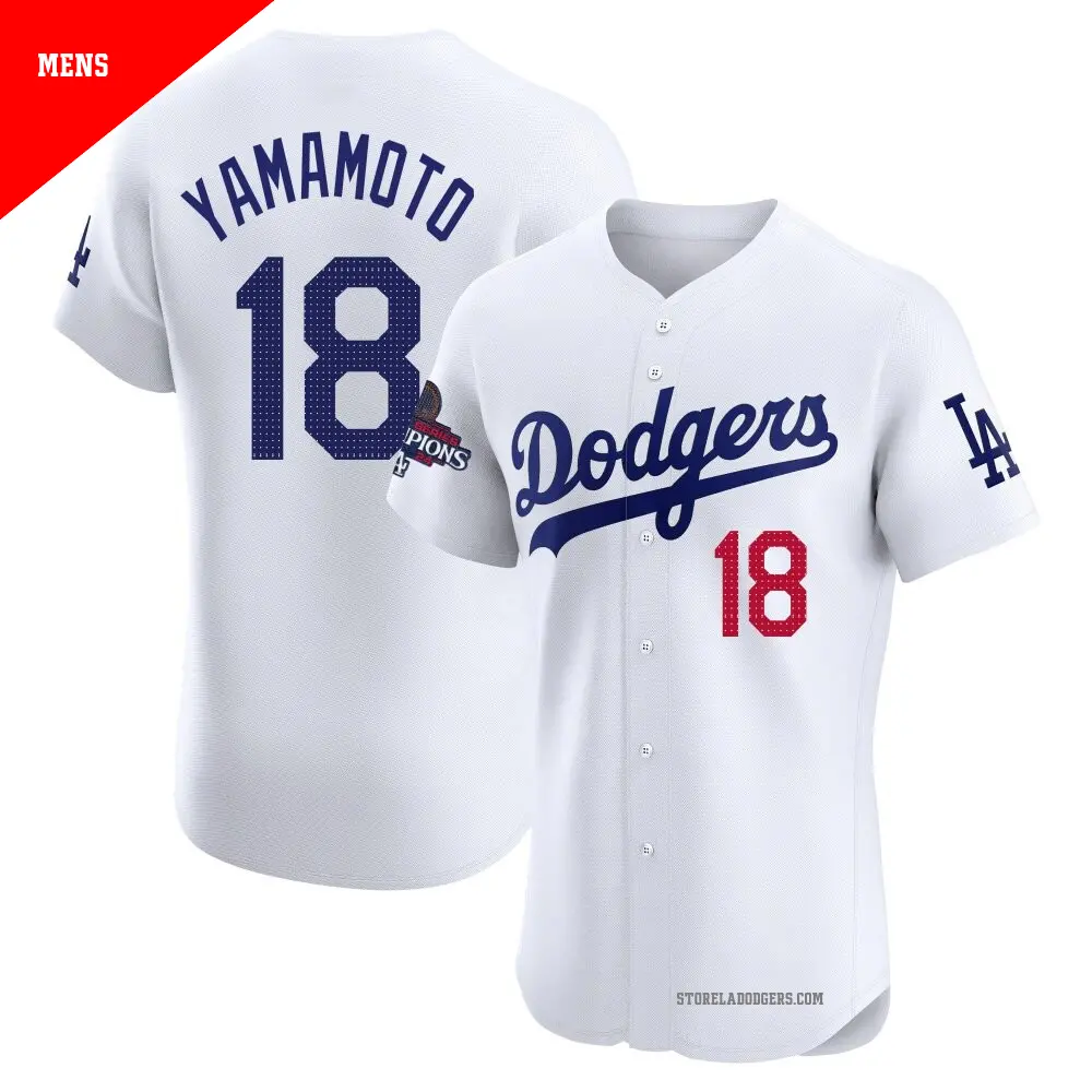 Los Angeles LA Dodgersドジャース ユニフォーム Nike Youth Los Angeles Dodgers Yoshinobu Yamamoto #18 White