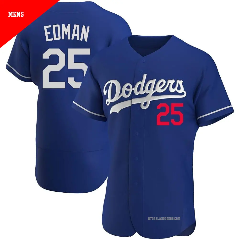 【しょうへいさん専用】Dodgers #25 EDMANユニフォーム Men's #25 Tommy Edman Los Angeles Dodgers Royal Authentic