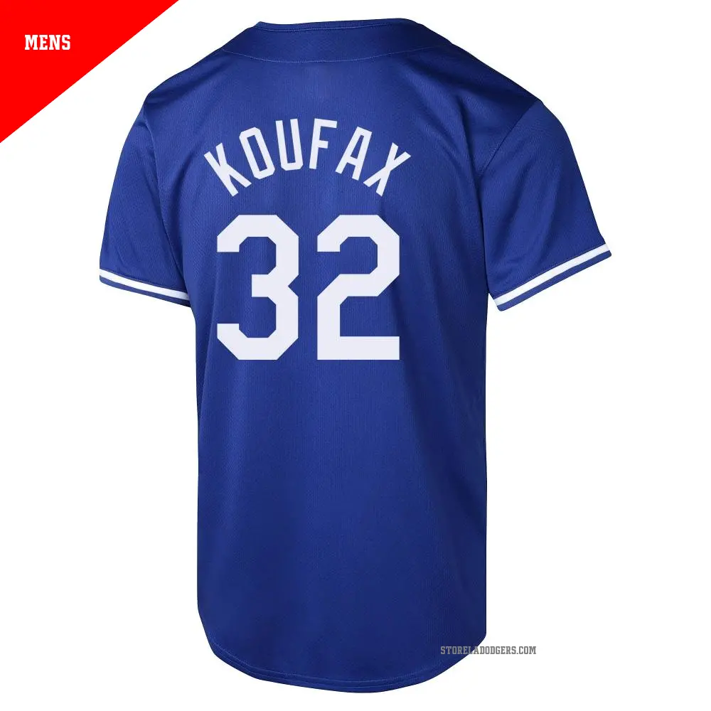 ロサンゼルス・ドジャース Koufax 32 XL ユニフォーム Sandy Koufax #32 Los Angeles Dodgers Player shirt Adult