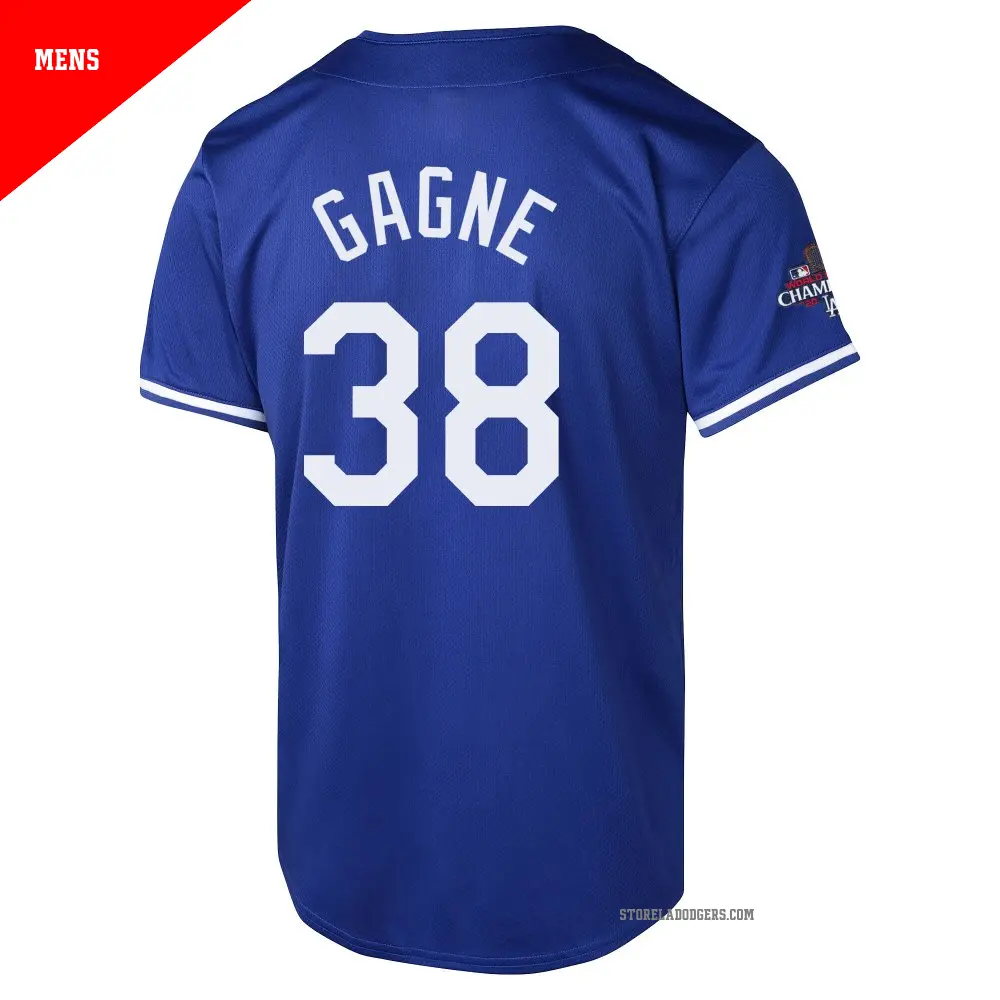 Men's #38 Eric Gagne Los Angeles Dodgers Royal Limited Alternate