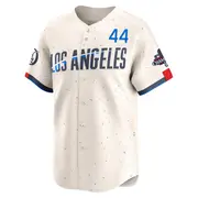Men's #44 Andy Pages Los Angeles Dodgers Cream Limited 2024 City