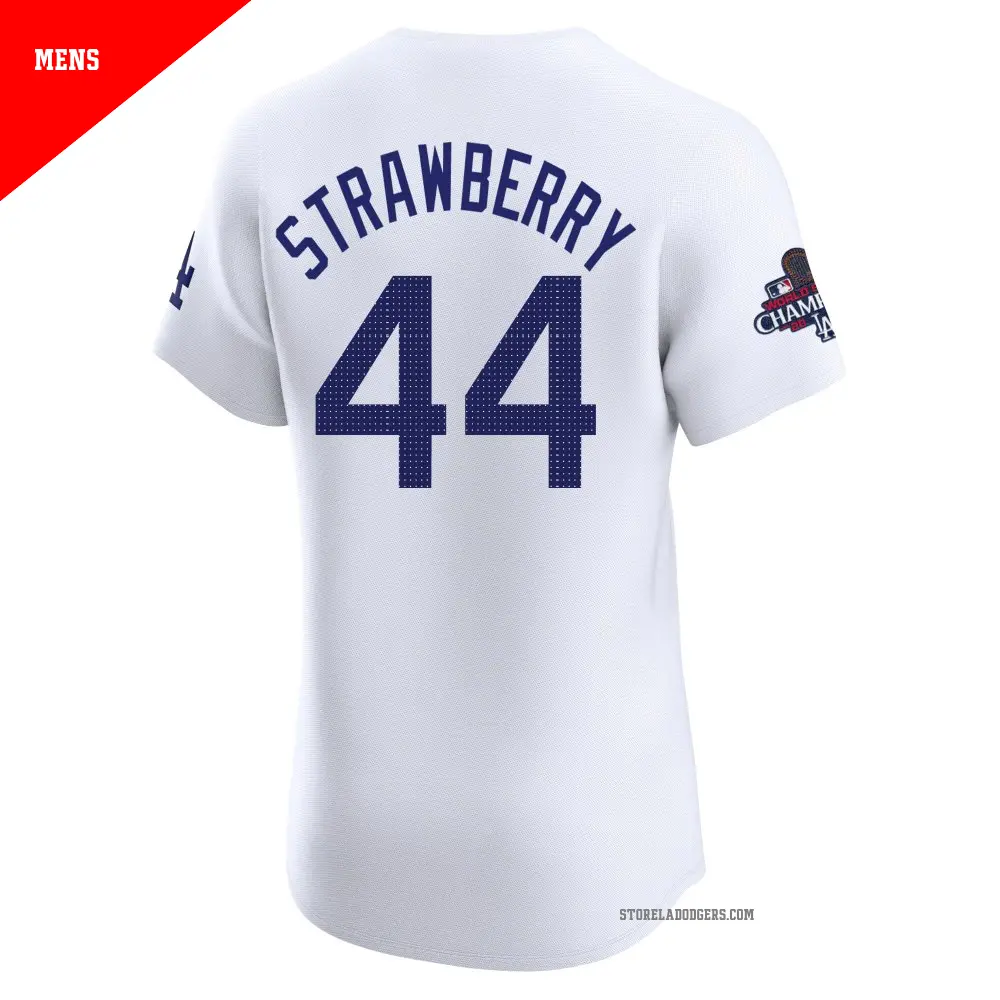 ドジャース Dodgers #44 ストロベリー Home Jersey Russell ホーム 