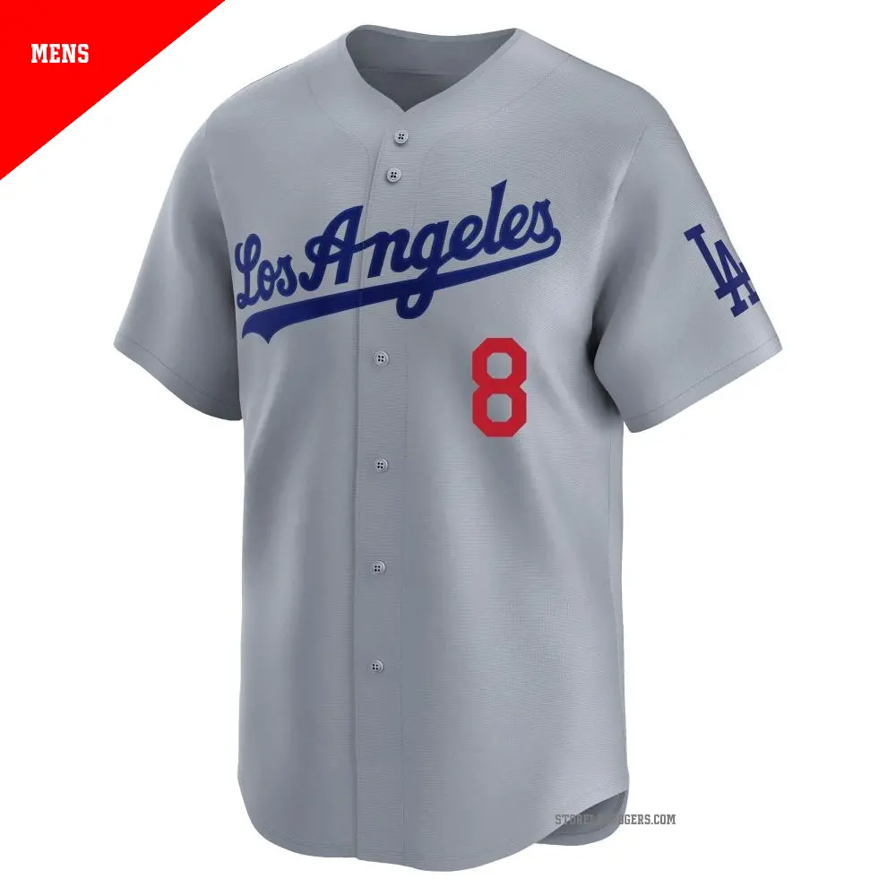 Dodgers ユニフォーム グレー 半袖 Men's Los Angeles Dodgers Majestic Gray Road Cool Base Jersey