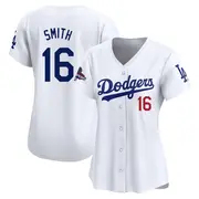 Women's #16 Will Smith Los Angeles Dodgers White Limited Home 2024