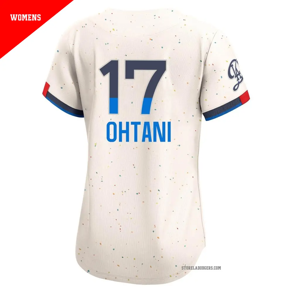 Dodgers Ohtani 17 ユニフォーム　新品 Nike Adult Los Angeles Dodgers 2025 City Connect Cream
