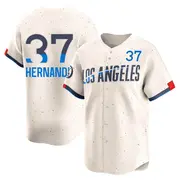 Youth #37 Teoscar Hernandez Los Angeles Dodgers Cream