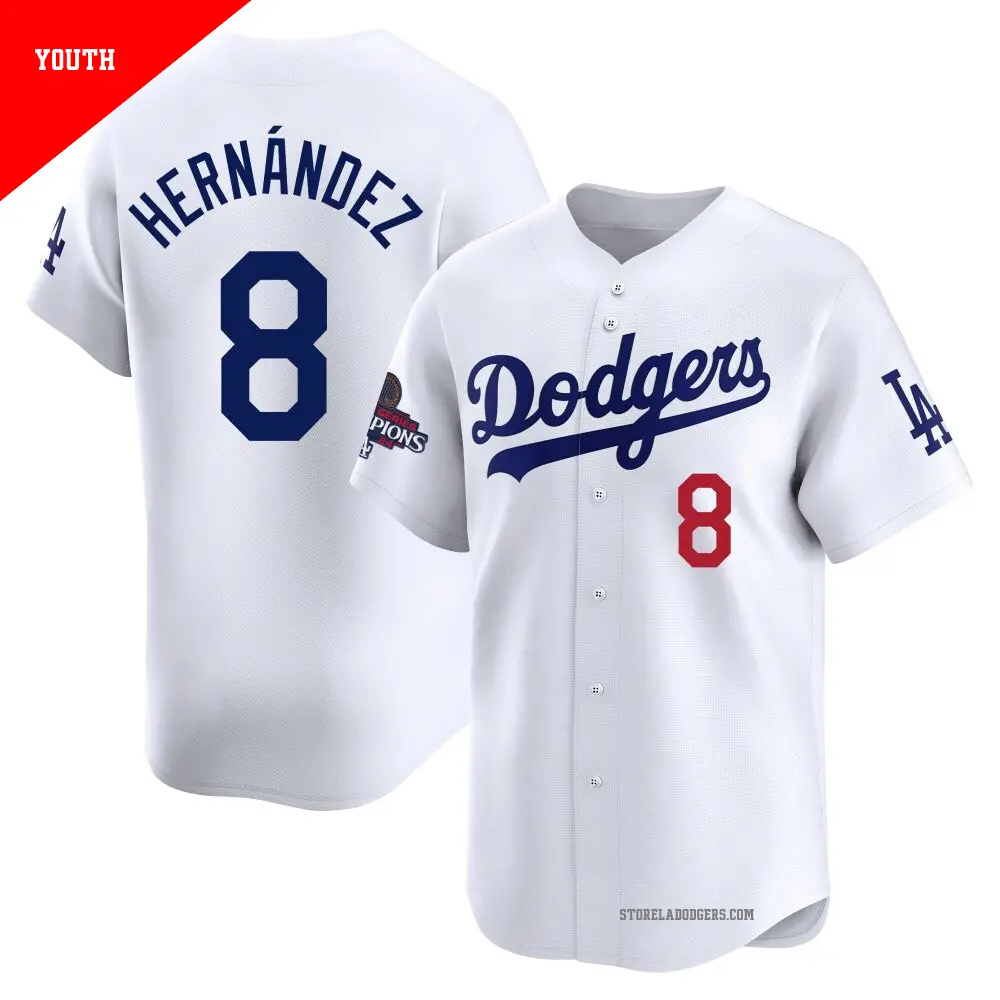 希少 黒入荷！ Los Hernandez Enrique #8 Men's Angeles Limited Cream Dodgers 応援グッズ